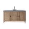 James Martin Vanities Portland 60in Single Vanity Whitewashed Walnut w/ 3 CM Charcoal Soapstone Quartz Top 620-V60S-WW-3CSP - alternate 1